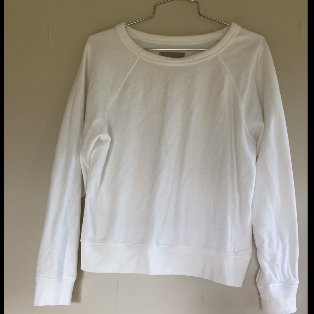 EVERLANE Cropped Lightweight Sweatshirt